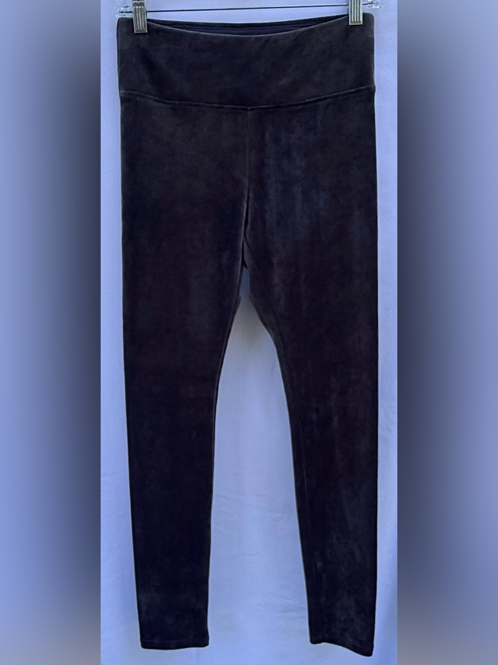 NWT Pure J. Jill Velour Knit Leggings XS Licorice Charcoal Pull-On Soft Stretch